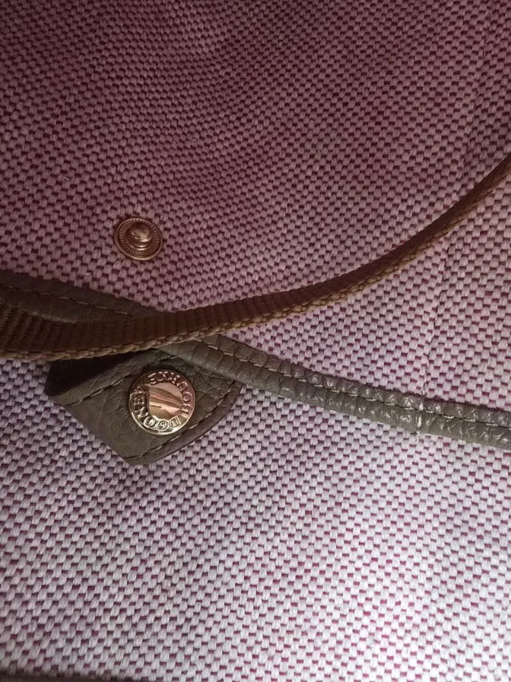 Dooney & Bourke Taupe Pebbled Leather Hobo Shoulder Bag